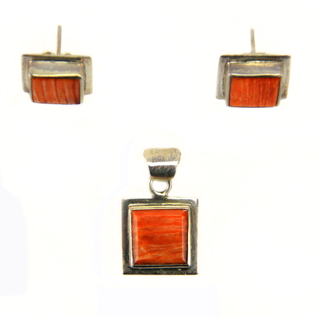 Jasper Sterling Silver Set