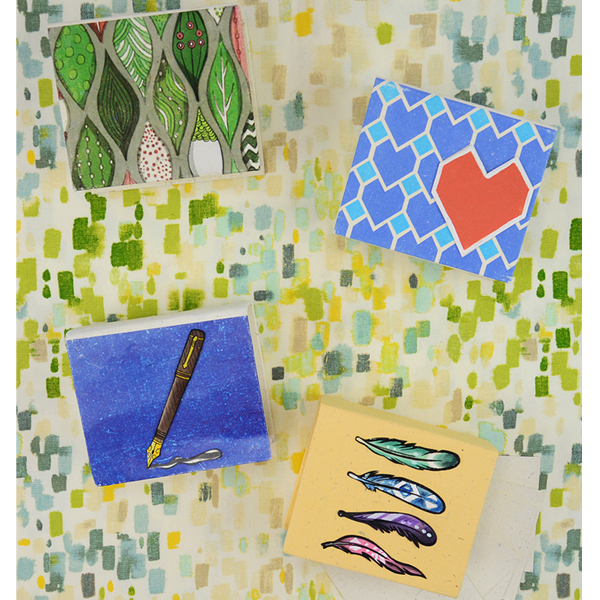 Square Note Box Bundles (4)