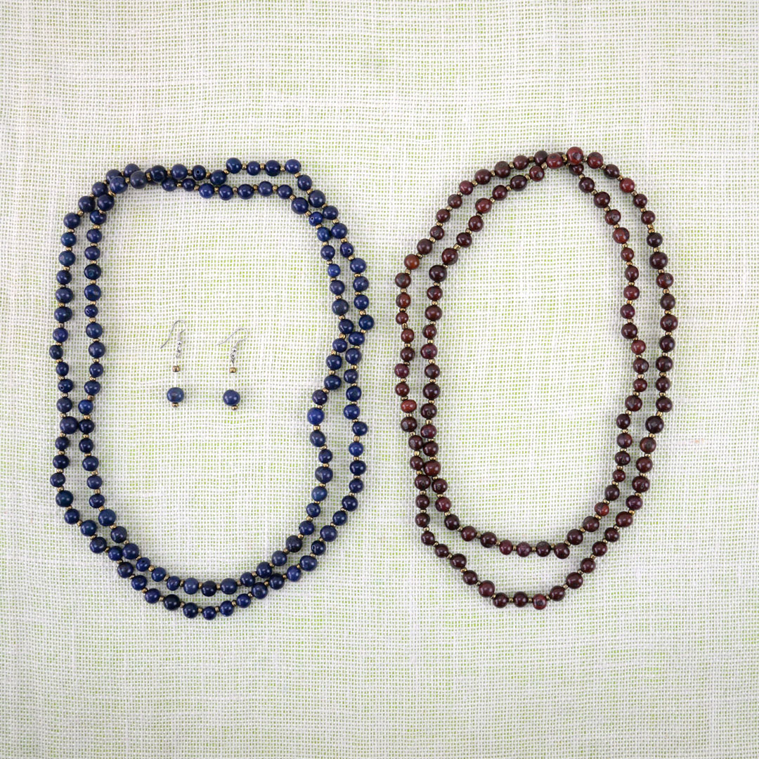 Tagua Beaded Wrap Necklace Bundle