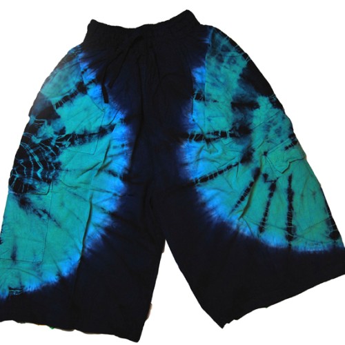 Tie Dyed Cargo Shorts