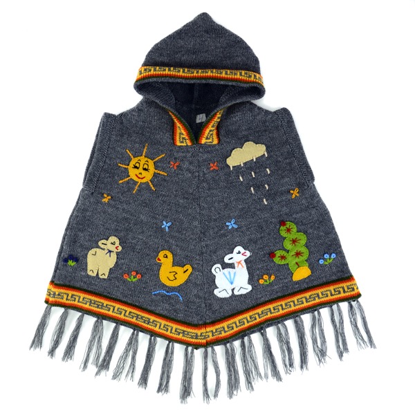 Kids Acrylic Poncho