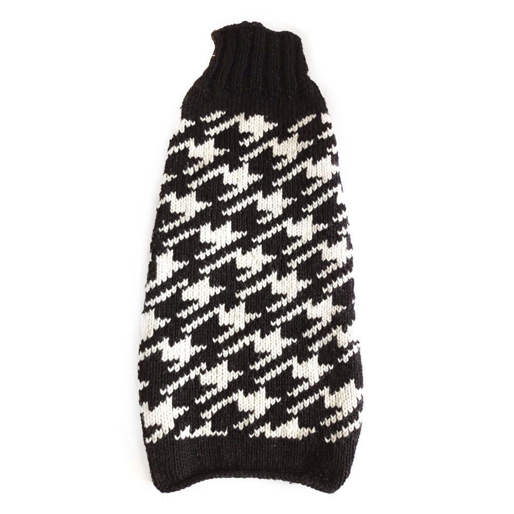 Houndstooth Dog Sweater