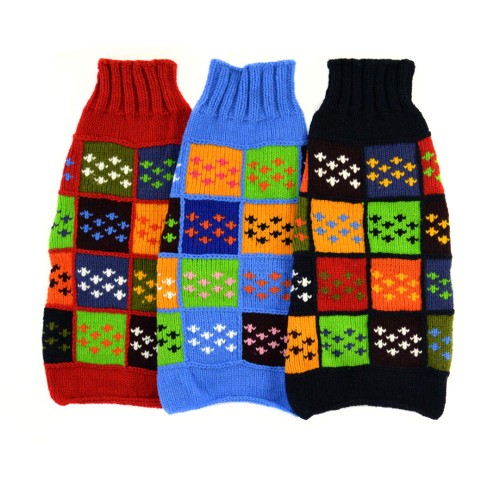 Patchwork Dog Sweater