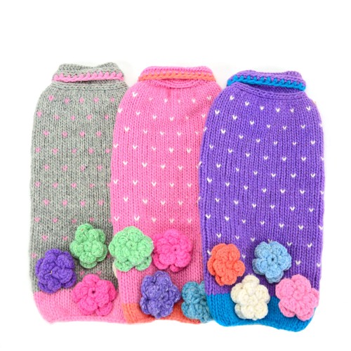 Bouquet Dog Sweater