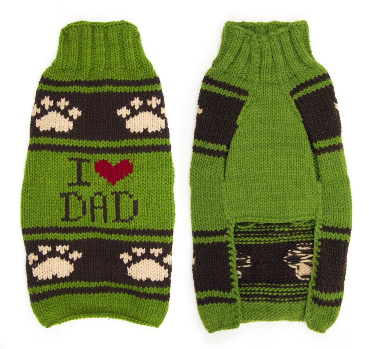 I love Dad Dog Sweater