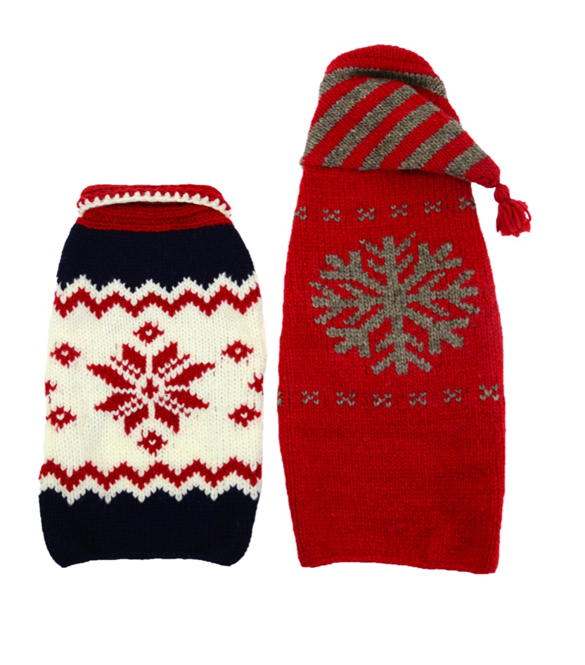 Ugly Snowflake Dog Sweater