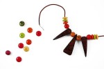 This is a picture of the jungle jewelry kit, an assorted pack of jungle beads to make your own jewelry.