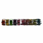 A picture of the katiki bracelet, with a design that is like a skyline and comes in a verity of colors.