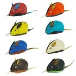 Leather mouse coin in assorted colors