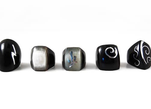 A picture of all the different styles that the aluminum inlay ring.