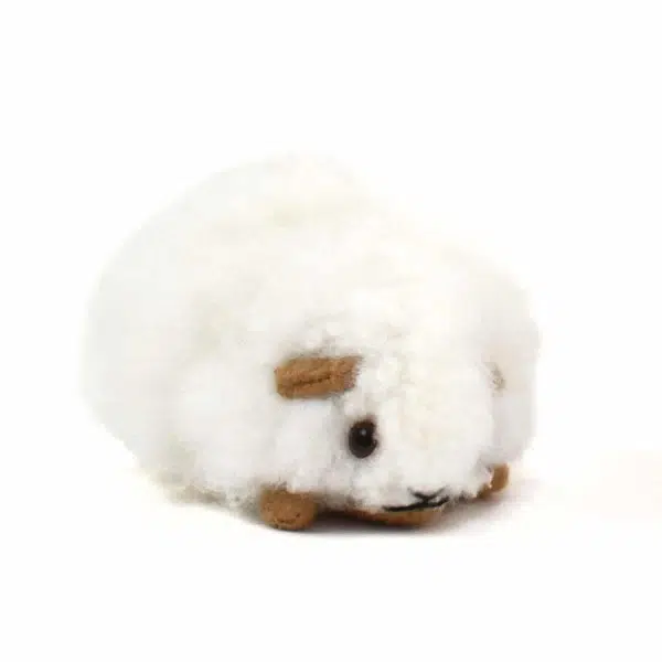 White Alpaca Guinea Pig - S