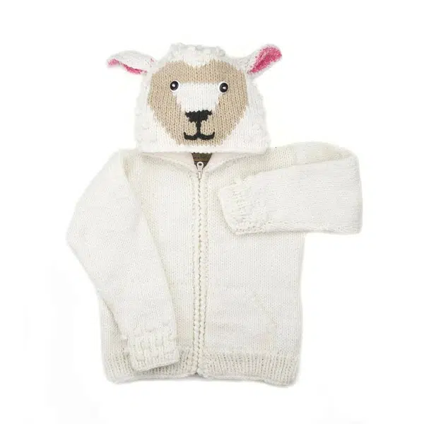 A kids animal sweater this is the sheep