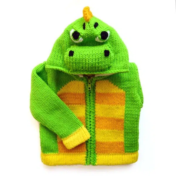 A kids animal sweater this is the dino
