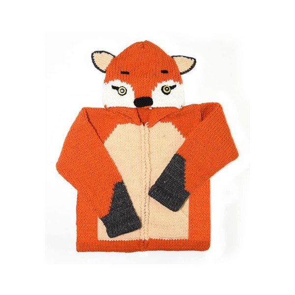 A kids animal sweater this is the fox