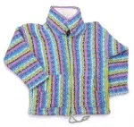 Made from cotton/wool, the sweater has a waffle weave