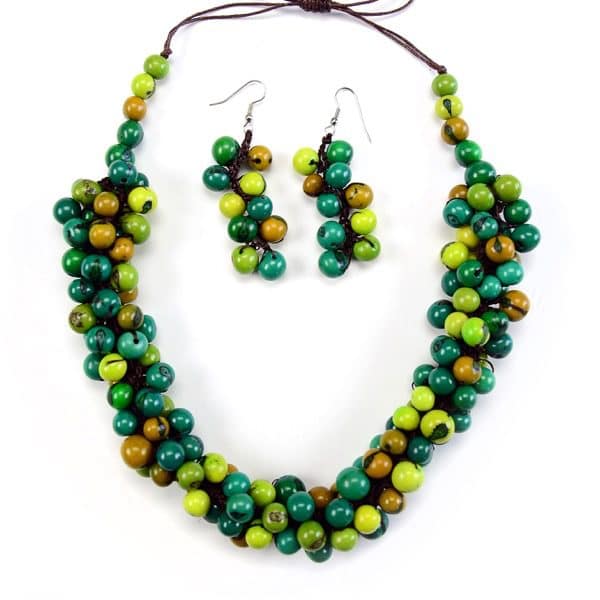 A picture of the tonal seed set, this brightly colored set comes in two colors, green and red.