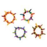 A colorful bracelet called the confetti bracelet, comes in a variety of colors.