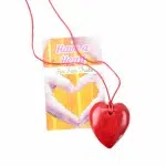 A picture of a red heart with the have a heart card.