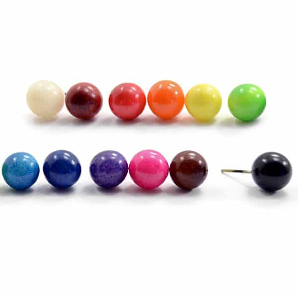 The rainbow for the tagua stud earrings, in the sizes of 7mm.