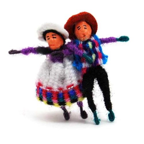 Worry Doll Pair Pin