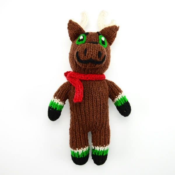 Moose Dandy Pal with red Scarf