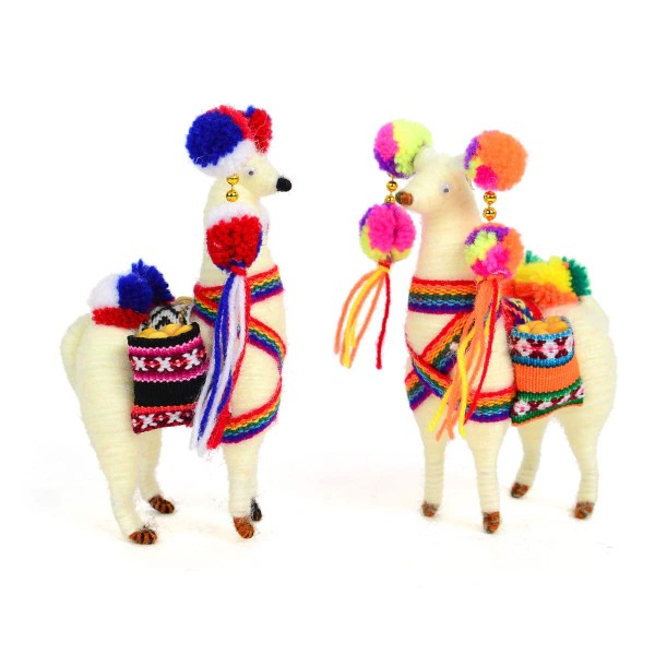 A bundle of two Medium size festival llama