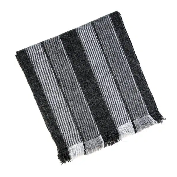 Striped Microfiber Scarf