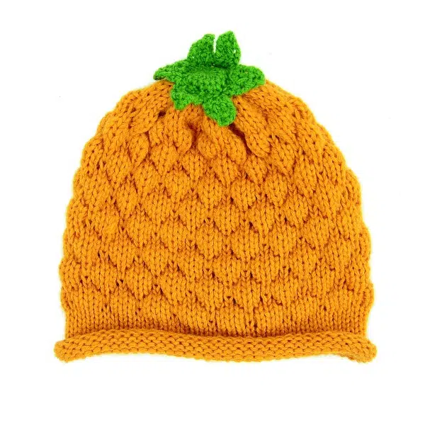A hat based on different foods, this is the Pineapple hat
