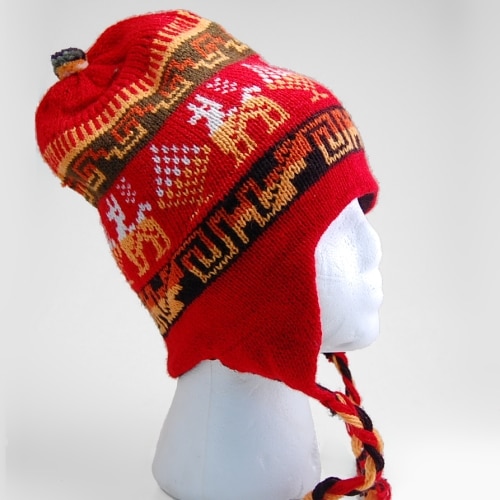 The reversible alpacrylic hat is a bright colored, these hats are meant to keep your head warm during cold weather