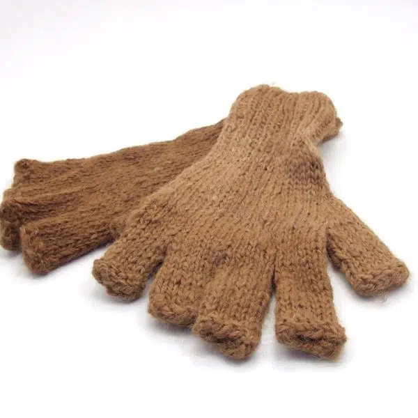 Rustic Alpaca Fingerless Gloves