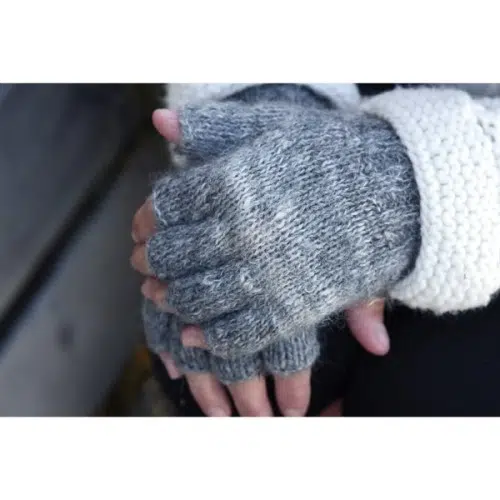 Rustic Alpaca Fingerless Gloves