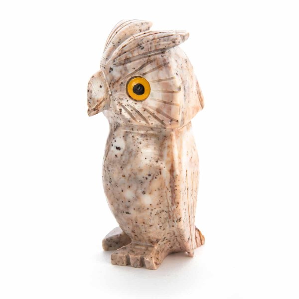 A soapstone that looks like an owl