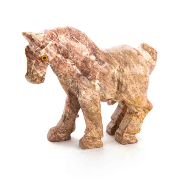 A soapstone that looks like a a horse