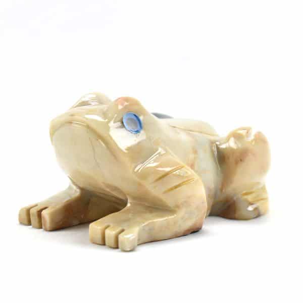 A soapstone that looks like a frog