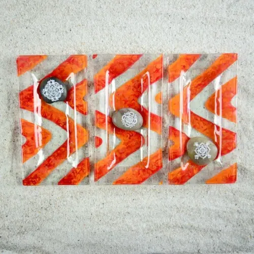 6 x 3 Glass Dish Set of 3