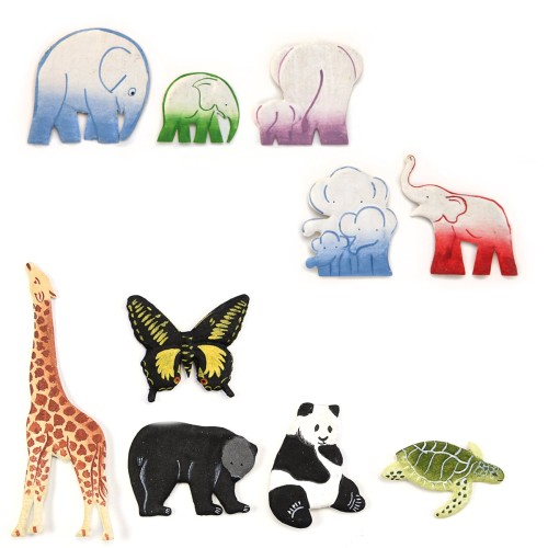 Ellie pooh magnets, they come in a verity of animals and there made from the signature elephant hat pooh paper