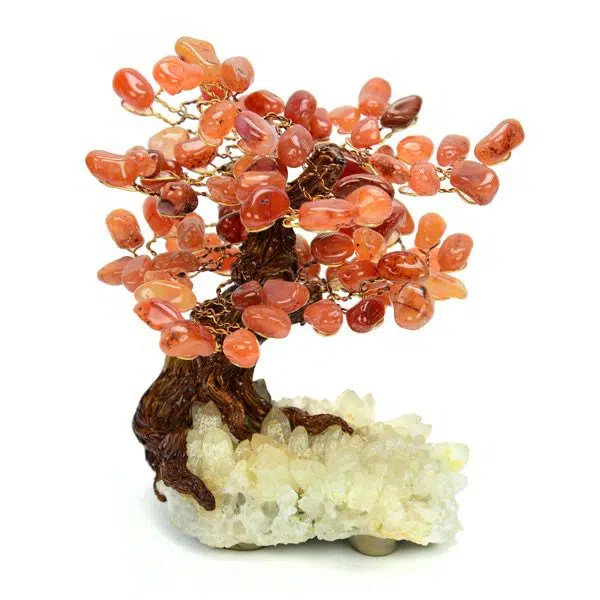 a 8 inch tree, that comes in bright colored, you can request the colors that you would like, this is red