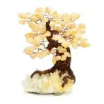 a 8 inch tree, that comes in bright colored, you can request the colors that you would like, this is yellow