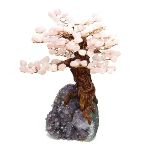 a 13 inch tree, that comes in bright colored, you can request the colors that you would like, this is pink