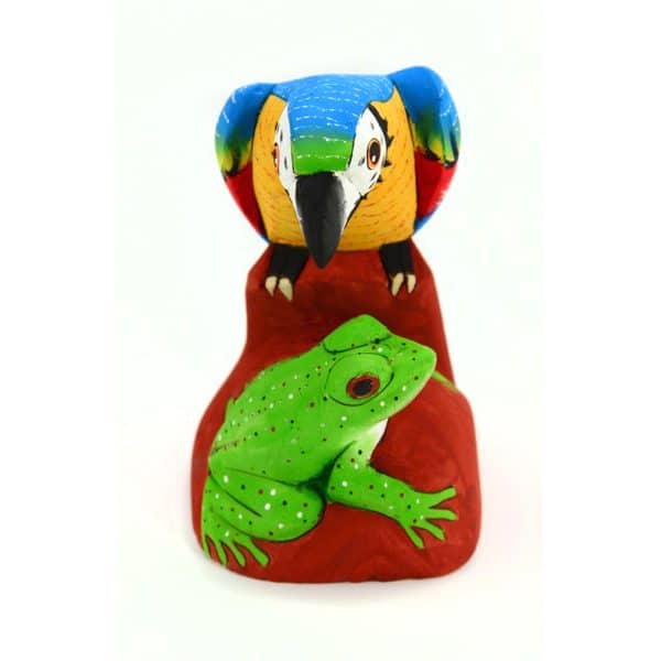 Balsa Parrot with Animal