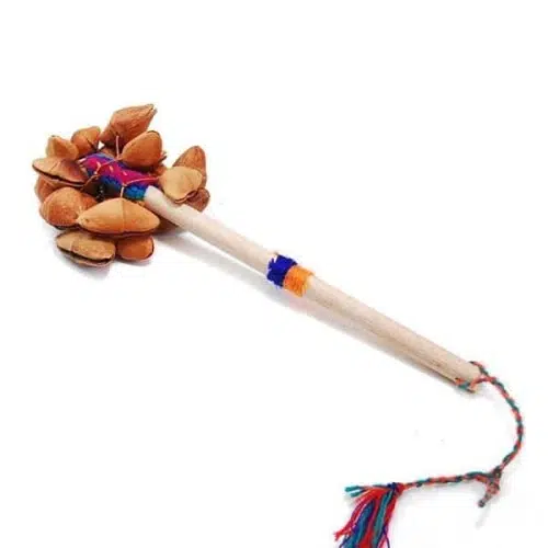 Amazonian Maraca made of Chapaka Seeds