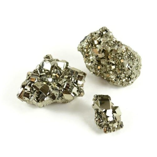 pyrite cubed, small chunks, same golden like color
