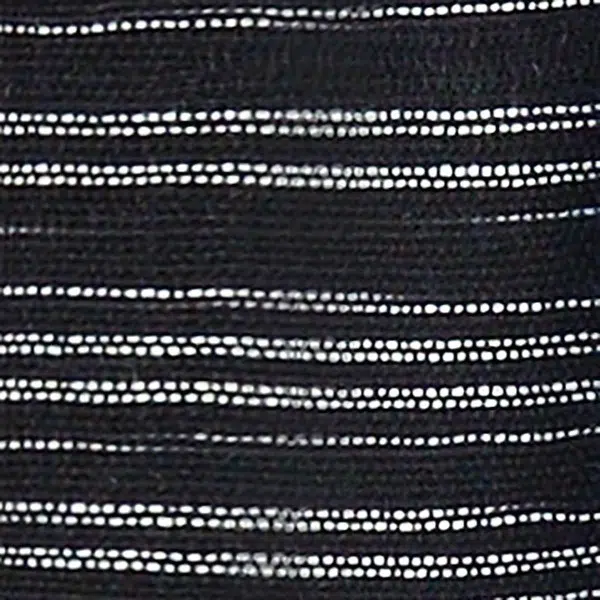 close-up of pinstripe cotton phone pouch