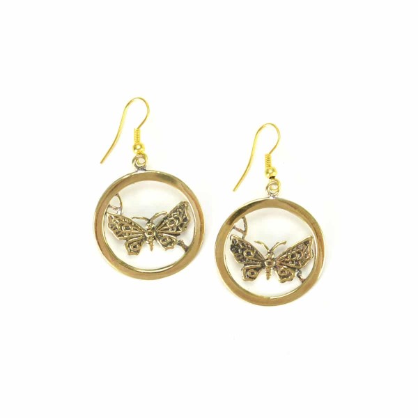 A picture of the mariposa earrings.