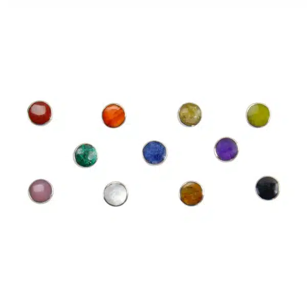 6mm Stone Stud in Sterling Silver Earrings - Image 2