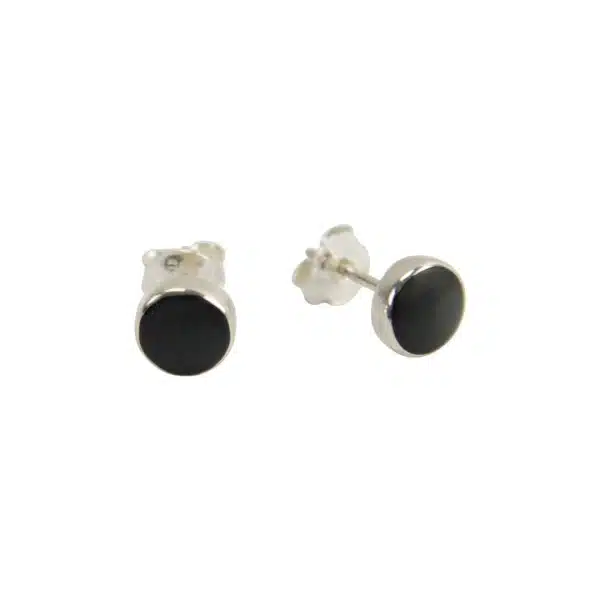 6mm Stone Stud in Sterling Silver Earrings - Image 9