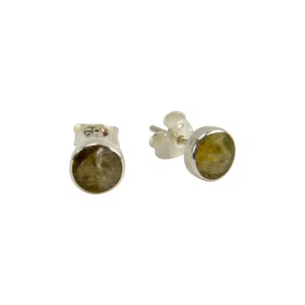 6mm Stone Stud in Sterling Silver Earrings - Image 8