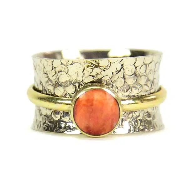 A close up picture of the orange movement ring.