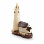 A light house made out of tagua nuts