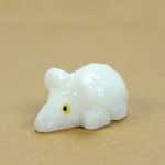 stone mini mouse, delicately carved